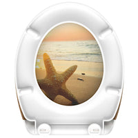 Thumbnail for SCHÜTTE Toilettensitz mit Absenkautomatik SEA STAR Duroplast Bedruckt