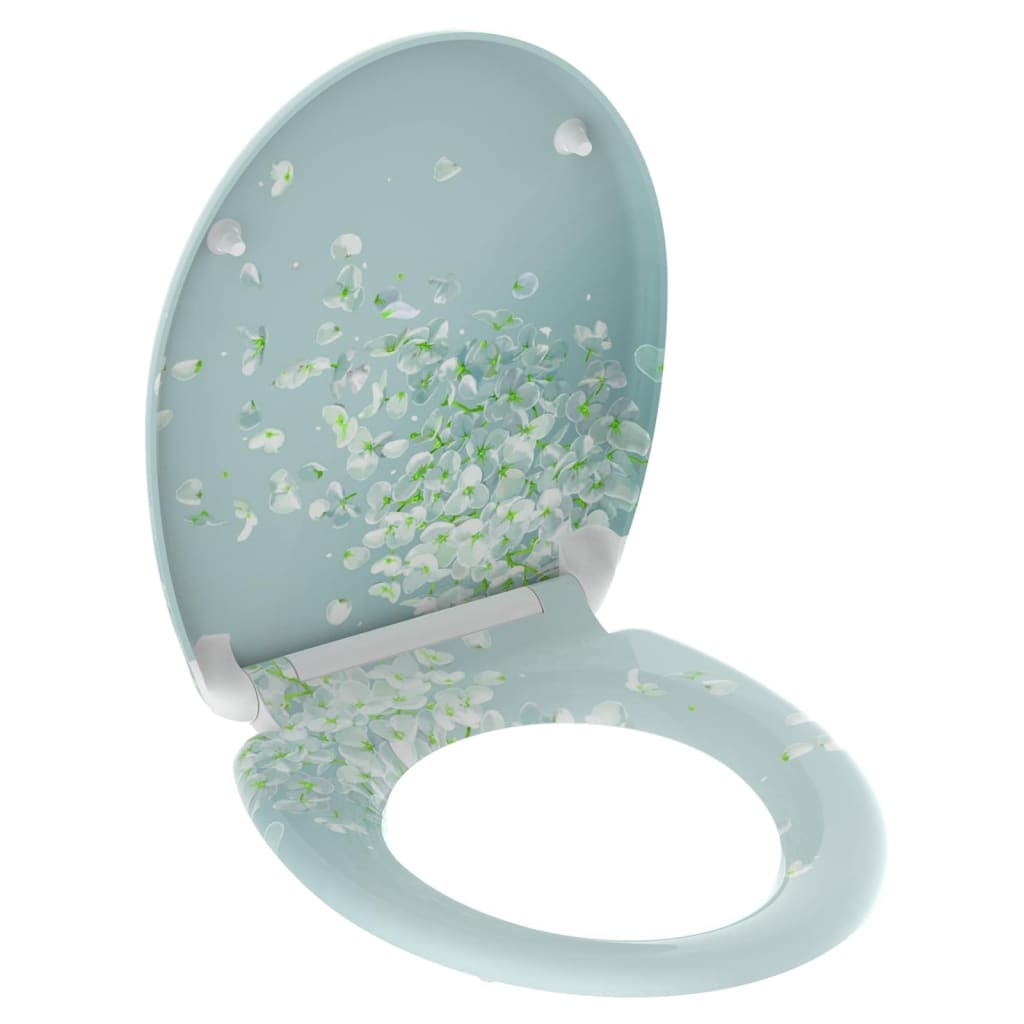 SCHÜTTE Toilettensitz mit Absenkautomatik FLOWER IN THE WIND