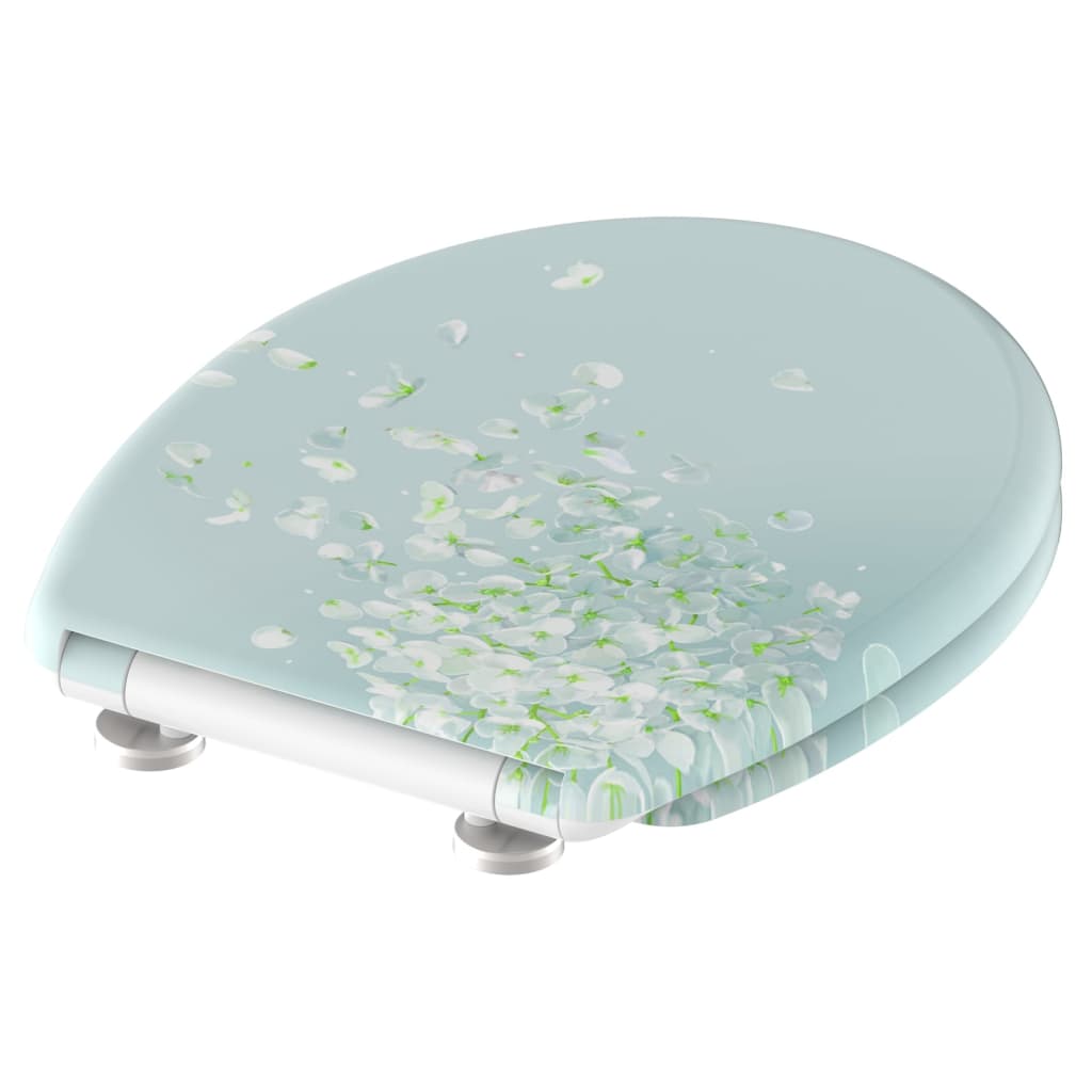 SCHÜTTE Toilettensitz mit Absenkautomatik FLOWER IN THE WIND