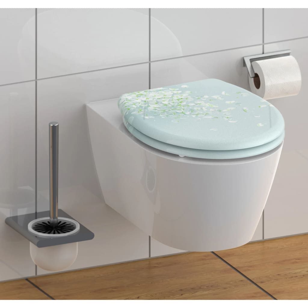 SCHÜTTE Toilettensitz mit Absenkautomatik FLOWER IN THE WIND