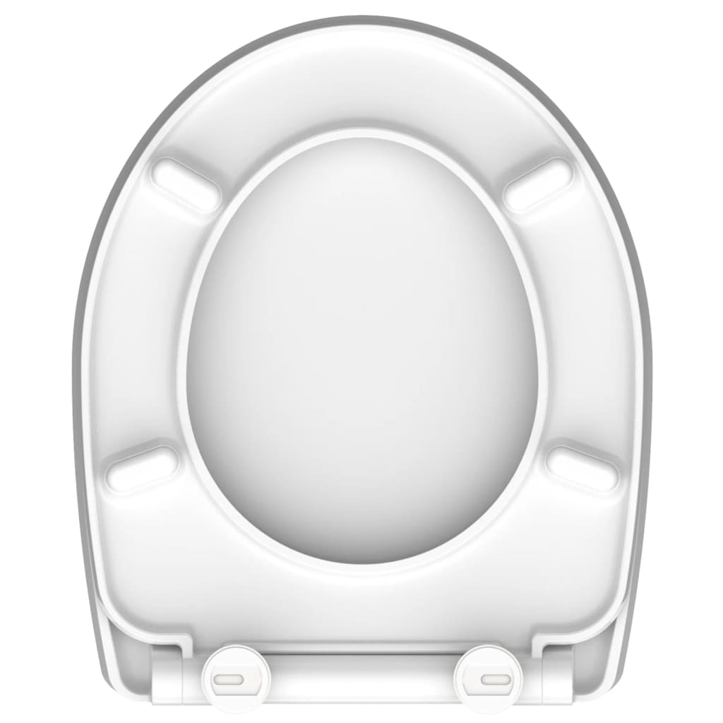SCHÜTTE Toilettensitz mit Absenkautomatik ROUND DIPS Hochglanz