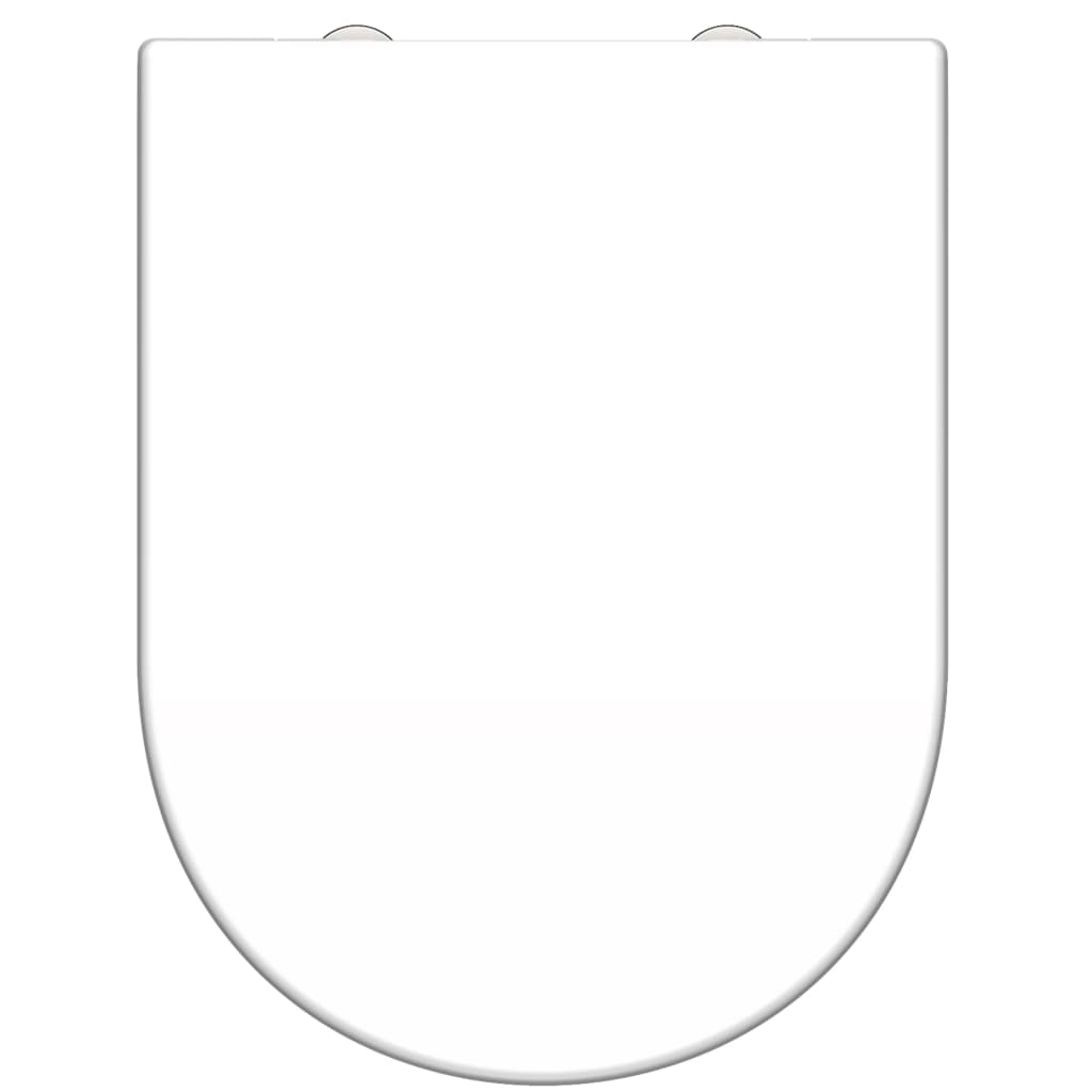SCHÜTTE Toilettensitz WHITE Duroplast D-Form