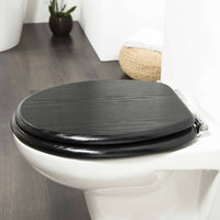 Thumbnail for Tiger Toilettensitz Blackwash Absenkautomatik MDF Schwarz 252030746
