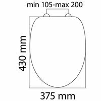 Thumbnail for Tiger Toilettensitz Blackwash Absenkautomatik MDF Schwarz 252030746