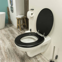 Thumbnail for Tiger Toilettensitz Leatherlook MDF Schwarz 252540746