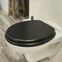 Thumbnail for Tiger Toilettensitz Leatherlook MDF Schwarz 252540746