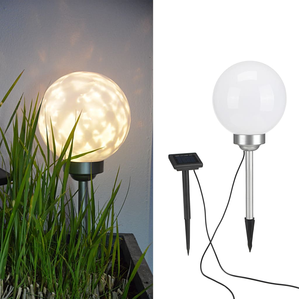 HI Solar LED Drehbare Garten-Kugelleuchte 20 cm