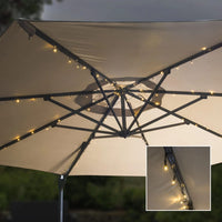 Thumbnail for HI Solar-LED-Lichterkette für Sonnenschirme 130 cm