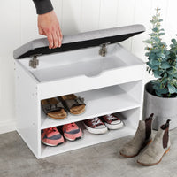 Thumbnail for HI Schuhbank mit Bankauflage 60×30×45 cm