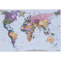 Thumbnail for Komar Fototapete World Map 254x184 cm 4-050