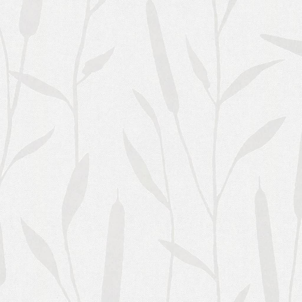 Topchic Tapete Reed Plumes Metallic-Weiß