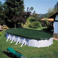 Thumbnail for Summer Fun Winter-Poolabdeckung Oval 525 cm PVC Grün