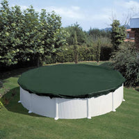 Thumbnail for Summer Fun Winter-Poolabdeckung Rund 400 - 420 cm PVC Grün
