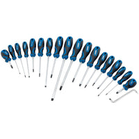 Thumbnail for Draper Tools Schraubendrehersatz 19-tlg. Blau 09548