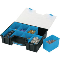 Thumbnail for Draper Tools Sortimentskasten mit 8 Fächern 41,5×33×11 cm Schwarz