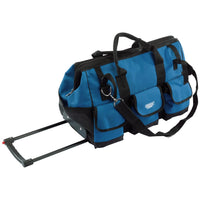 Thumbnail for Draper Tools Rollende Werkzeugtasche 60×30×35 cm Blau und Schwarz 58 L