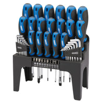Thumbnail for Draper Tools 44-teiliges Schraubendreher, Sechskant- und Bitschlüssel-Set Blau 81294