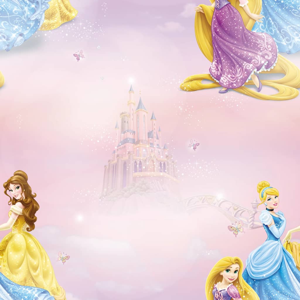 Kids at Home Tapete Pretty as A Princess Rosa und Blau