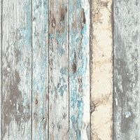 Thumbnail for DUTCH WALLCOVERINGS Tapete Holz-Optik Blau PE10012