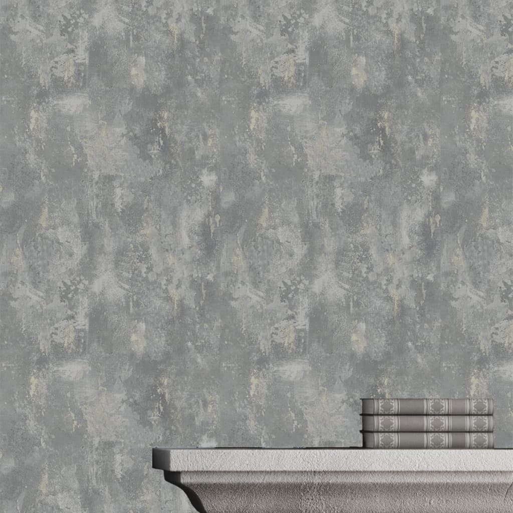 DUTCH WALLCOVERINGS Tapete Beton-Optik Grau TP1008