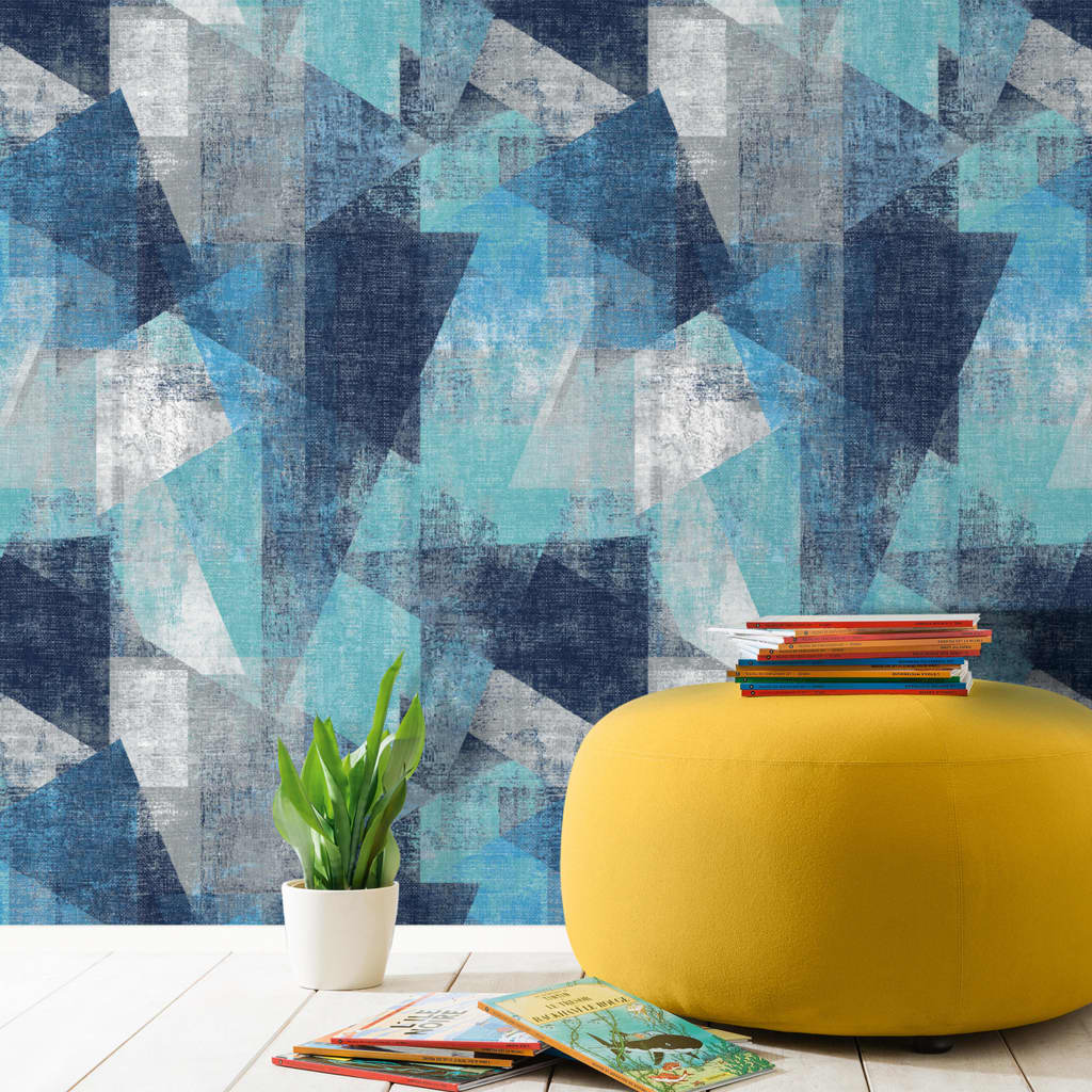 DUTCH WALLCOVERINGS Tapete Perspectives Blau