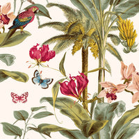 Thumbnail for DUTCH WALLCOVERINGS Tapete Tropisch Grün und Rosa