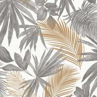 Thumbnail for DUTCH WALLCOVERINGS Tapete Palmen-Motiv Grau und Beige