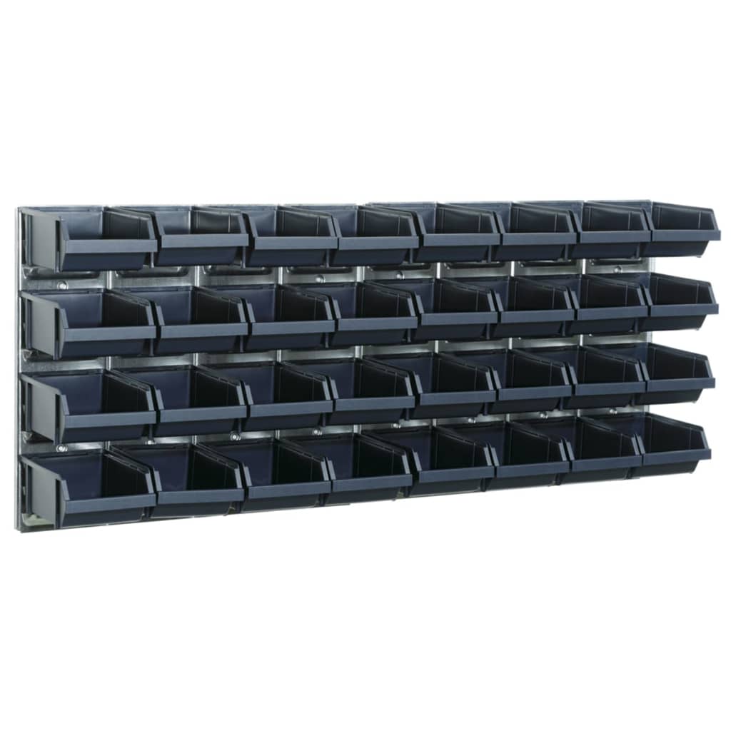 Raaco Wandpaneel x2 mit 32 Sichtboxen 181211