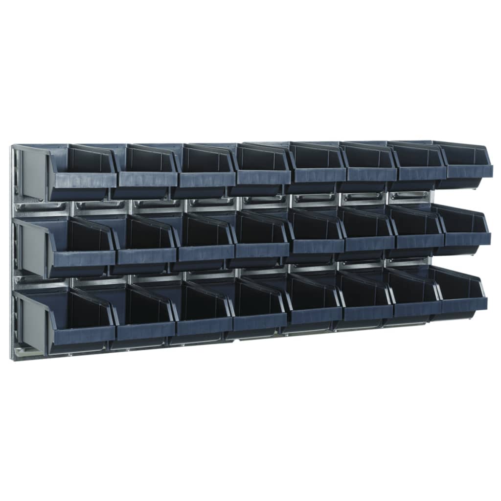 Raaco Wandpaneel x2 mit 24 Sichtboxen 181228
