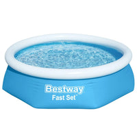 Thumbnail for Bestway Fast Set Aufblasbarer Swimmingpool Rund 244x66 cm