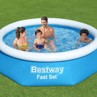 Thumbnail for Bestway Fast Set Aufblasbarer Swimmingpool Rund 244x66 cm