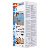 Thumbnail for Bestway Power Steel Swimmingpool 549x122 cm
