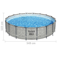 Thumbnail for Bestway Power Steel Swimmingpool 549x122 cm