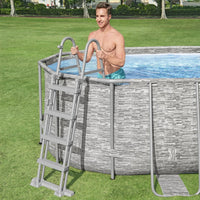 Thumbnail for Bestway Power Steel Swim Vista Series Pool Set 549x274x122 cm
