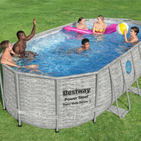 Thumbnail for Bestway Power Steel Swim Vista Series Pool Set 549x274x122 cm