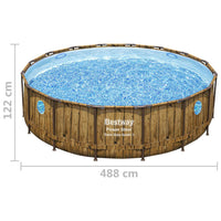 Thumbnail for Bestway Power Steel Swimmingpool-Set 488x122 cm
