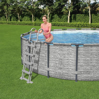 Thumbnail for Bestway Power Steel Swimming Pool Rund 488x122 cm