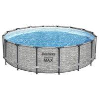 Thumbnail for Bestway Power Steel Swimming Pool Rund 488x122 cm