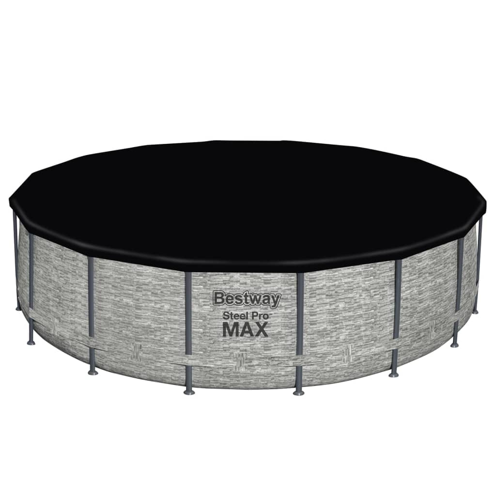 Bestway Power Steel Swimming Pool Rund 488x122 cm