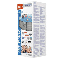 Thumbnail for Bestway Power Steel Swimming Pool Rund 488x122 cm