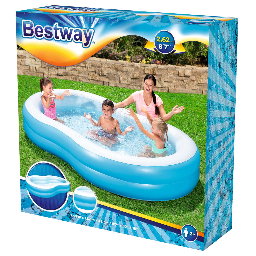Bestway Familienpool Big Lagoon 262x157x46 cm