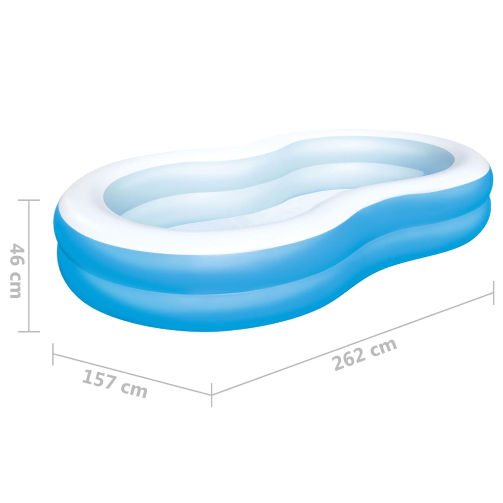 Bestway Familienpool Big Lagoon 262x157x46 cm