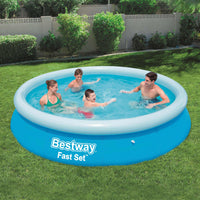 Thumbnail for Bestway Fast Set Aufblasbarer Swimmingpool Rund 366x76 cm 57273