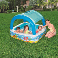 Thumbnail for Bestway Spielbecken mit Vordach Blau 140 x 140 x 114 cm 52192