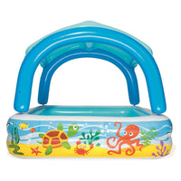 Thumbnail for Bestway Spielbecken mit Vordach Blau 140 x 140 x 114 cm 52192