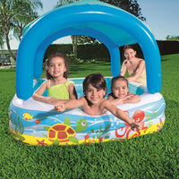 Thumbnail for Bestway Spielbecken mit Vordach Blau 140 x 140 x 114 cm 52192