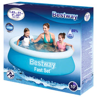 Thumbnail for Bestway Fast Set Aufblasbarer Pool Rund 183x51 cm Blau