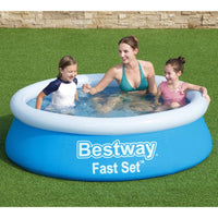 Thumbnail for Bestway Fast Set Aufblasbarer Pool Rund 183x51 cm Blau