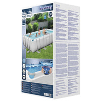 Thumbnail for Bestway Power Steel Swimmingpool-Set Rechteckig 549x274x122 cm