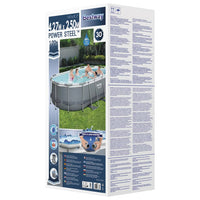 Thumbnail for Bestway Power Steel Aufstellpool Oval 427x250x100 cm